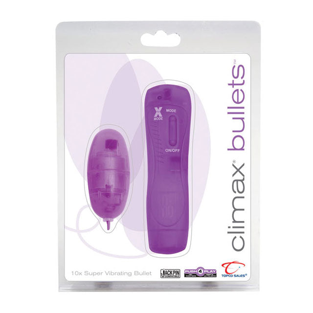 Climax Bullets 10x Super Vibrating Bullet (Purple)