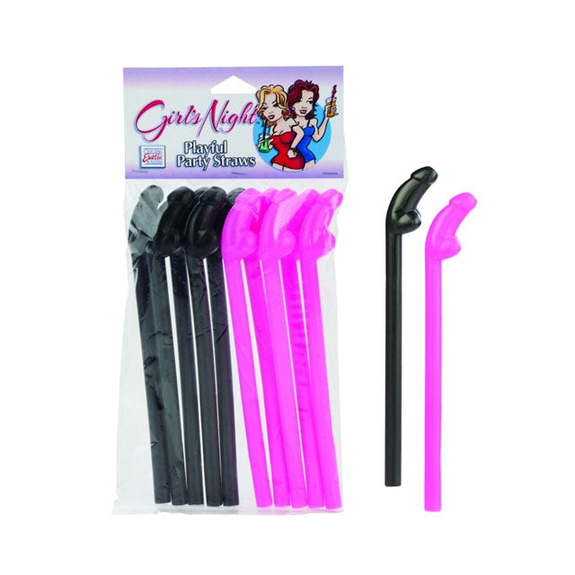 Girls Night Playful Party Straws