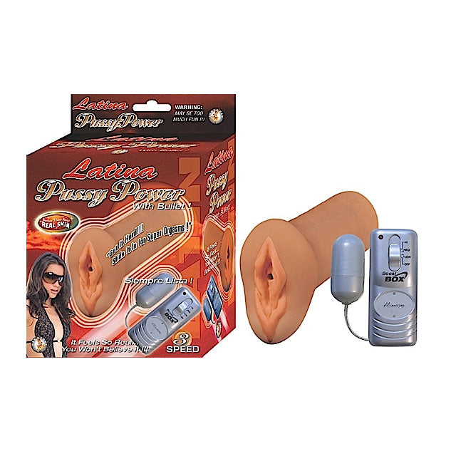 Latina Pussy Power Stroker With Bullet
