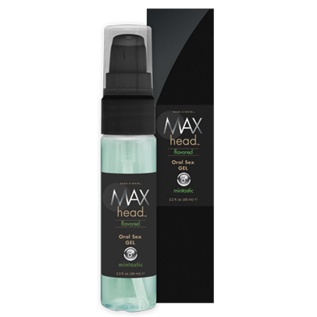 Max Head Oral Sex Gel, Mintastic, 2.2 fl oz, Pump Bottle, Boxed