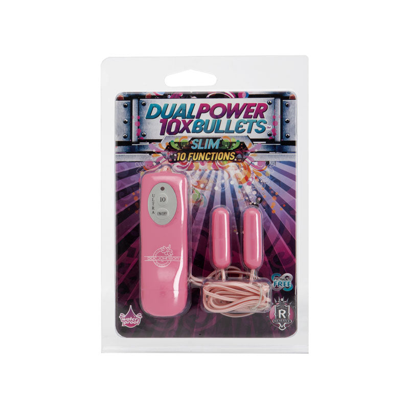 10X Dual Power Bullets Slim (Pink)