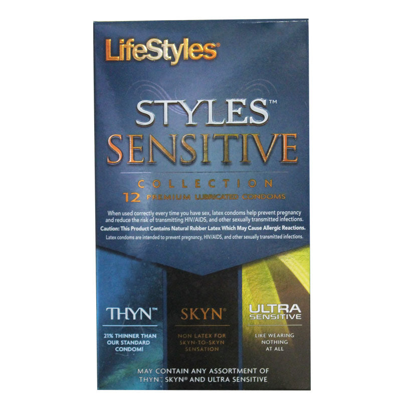 LifeStyles STYLES Sensitive Collection Condoms (12 pack)