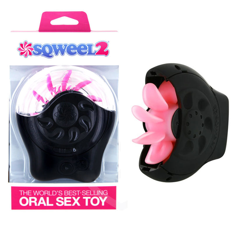 Sqweel II Oral Sex Simulator-Black