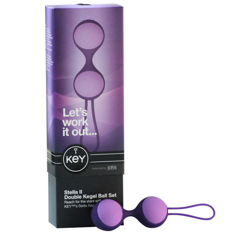 KEY Stella II Double Kegel Balls Set - Lavender