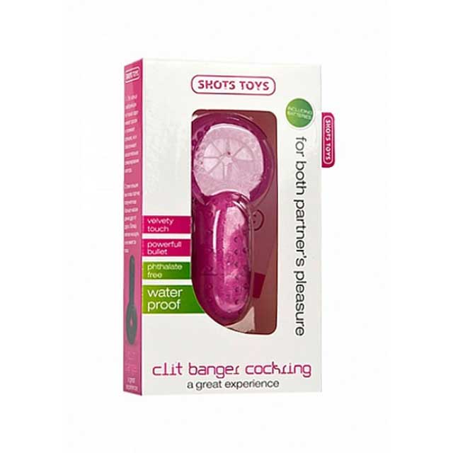 Shots Toys Clit Banger Cockring Wp-Pink