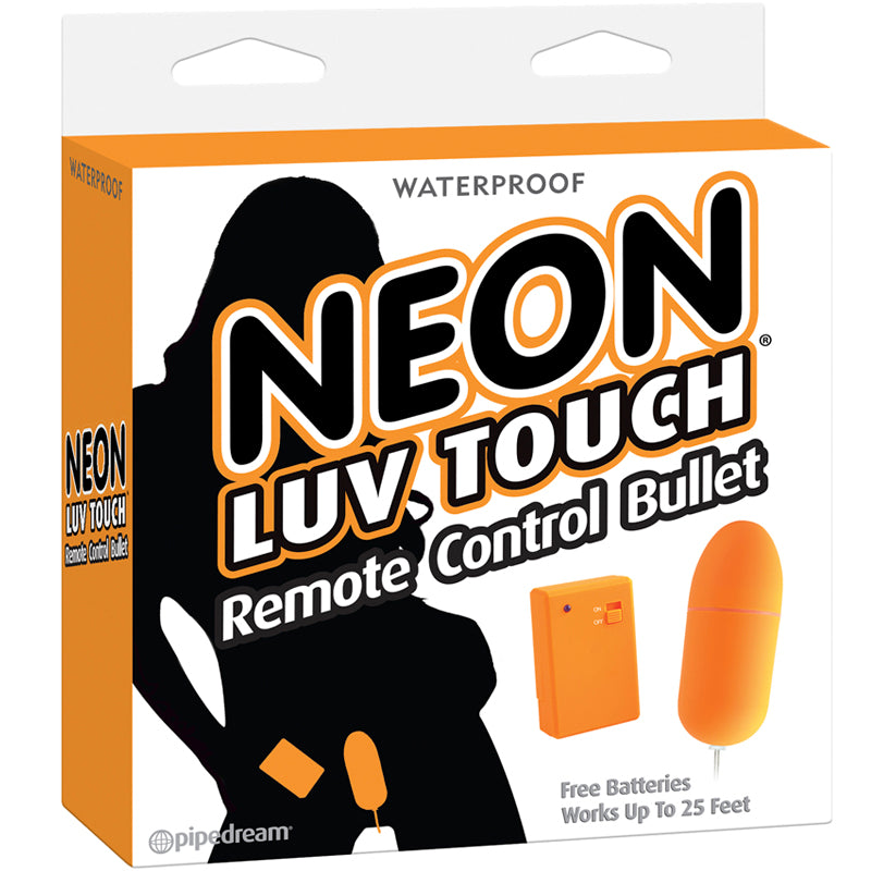 Neon Luv Touch Remote Control Bullet Orange
