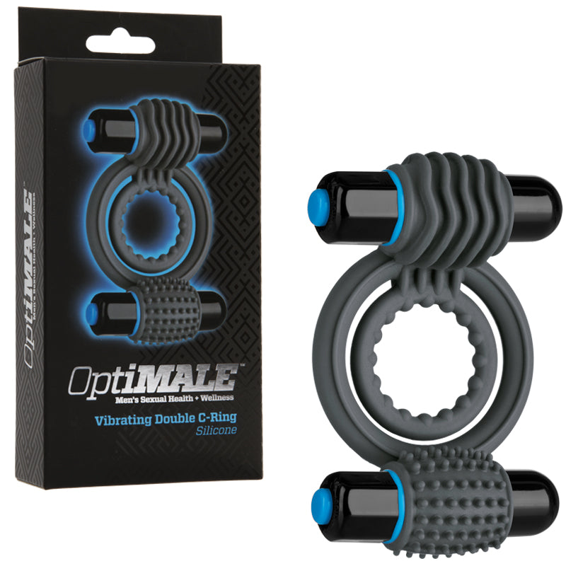 OptiMALE * Vibrating Double C-Ring Slate