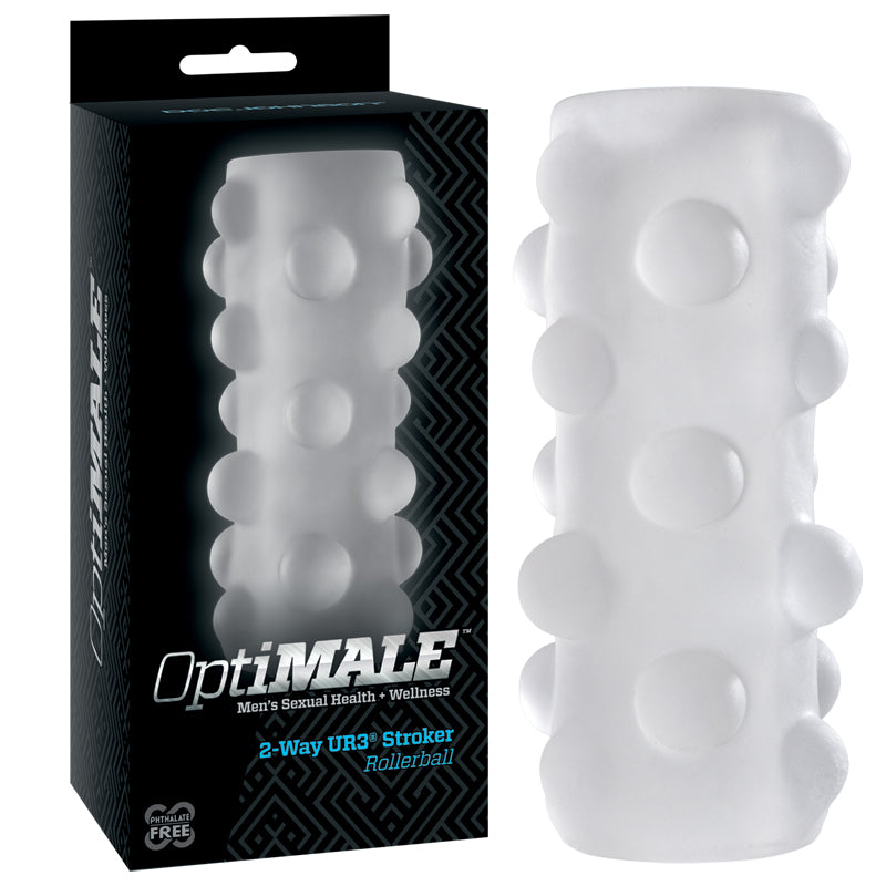 OptiMALE * Reversible UR3 Stroker * Rollerball Clear