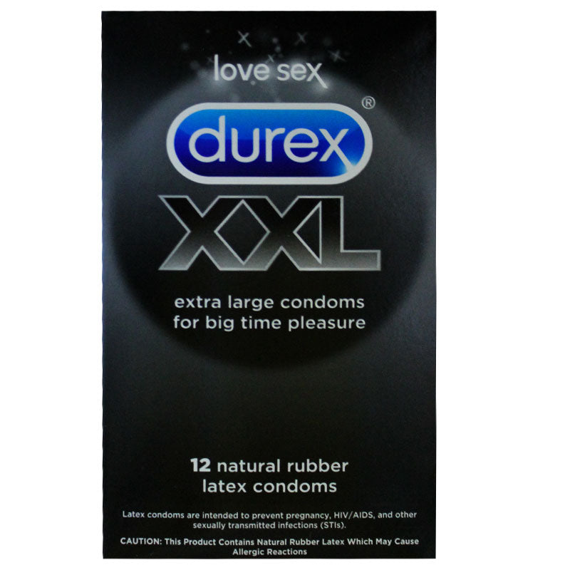 Durex XXL Lubricated Condoms (12 pack)