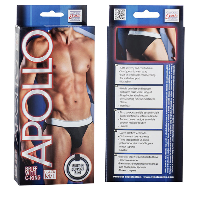 Apollo Brief with C-Ring - Black M/L