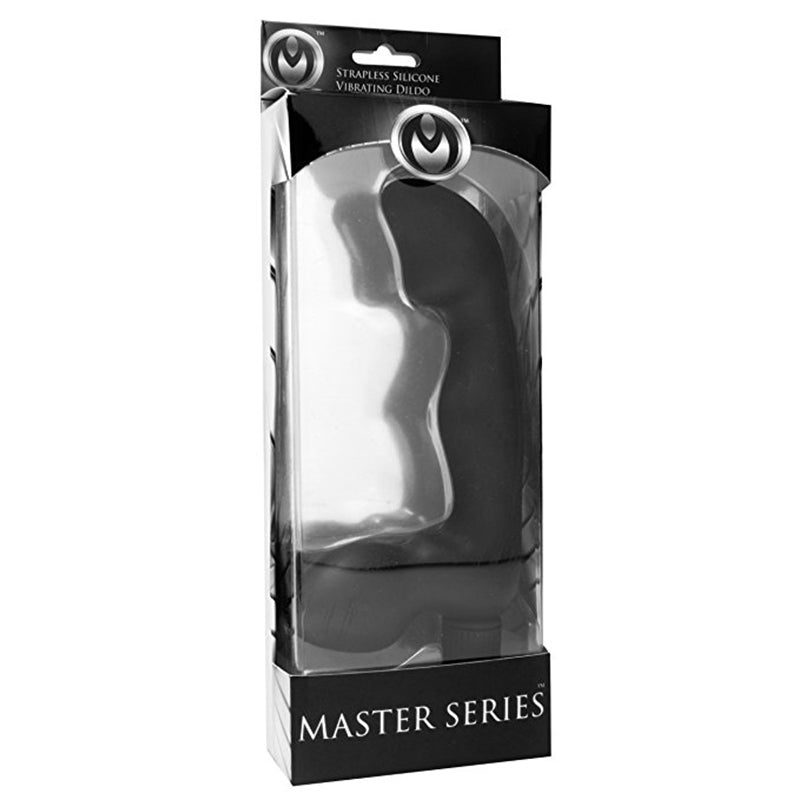 Masters Karma Strapless Silicone Vibrating Dildo (Black)