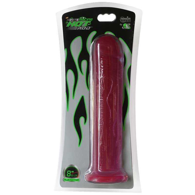 SI 8In Hot Rod w/Suction Cup Purple
