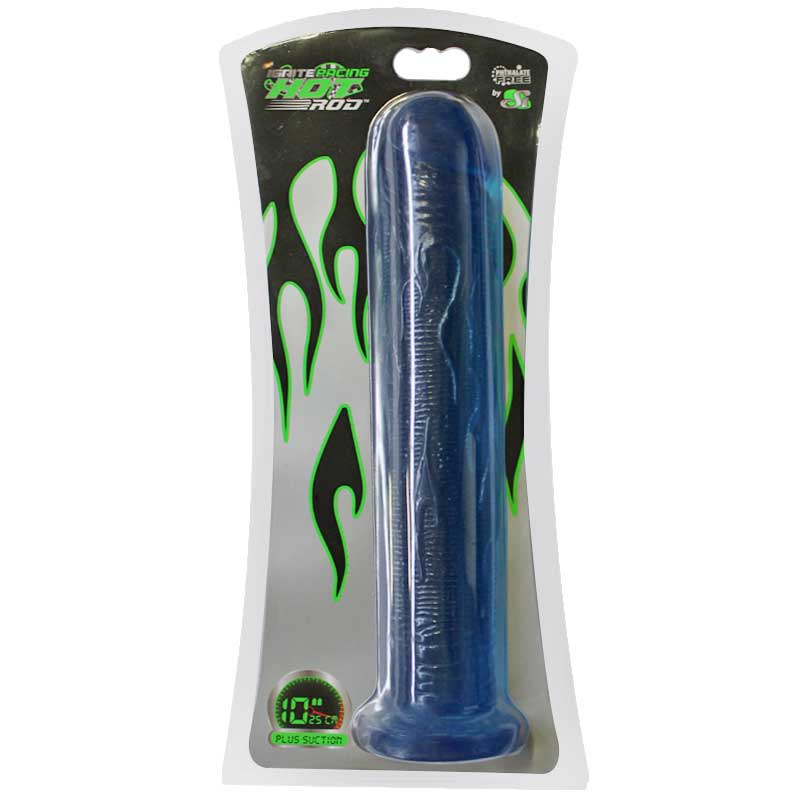 SI 10In Hot Rod w/Suction Cup Blue