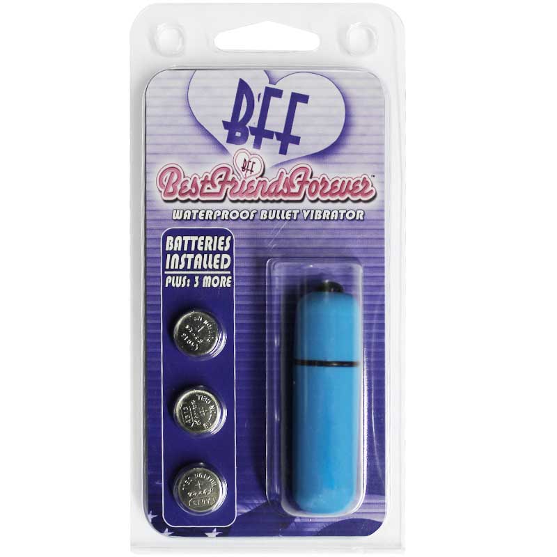 BFF Waterproof Vibrating Bullet Blue