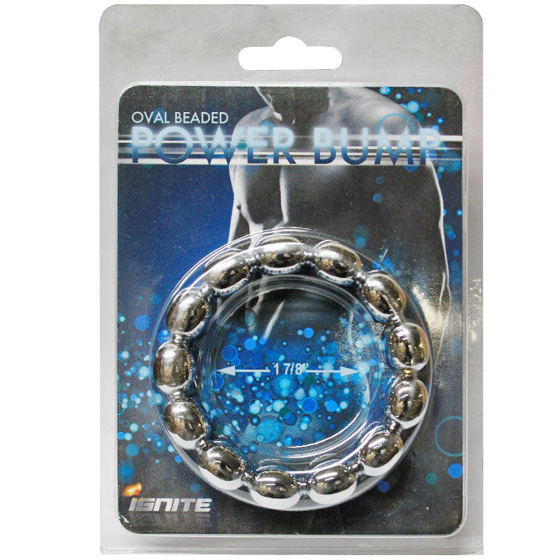 SI Power Bump Ring Oval Beads 1.88in