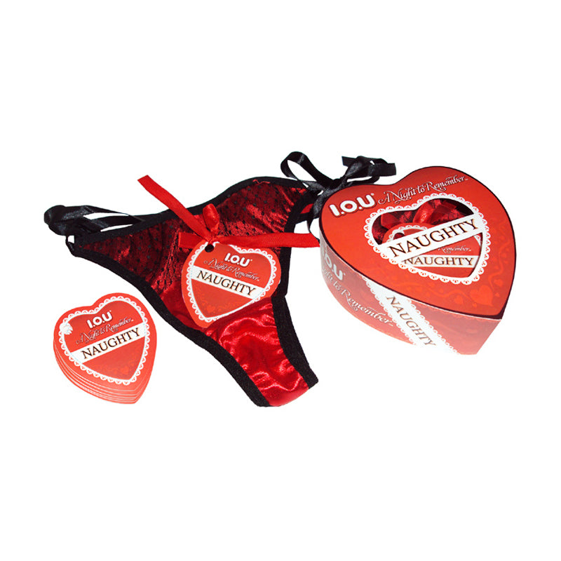 IOU Naughty Heart Panty