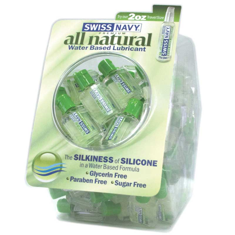 Swiss Navy All Natural Lubricant (Bowl of 100)