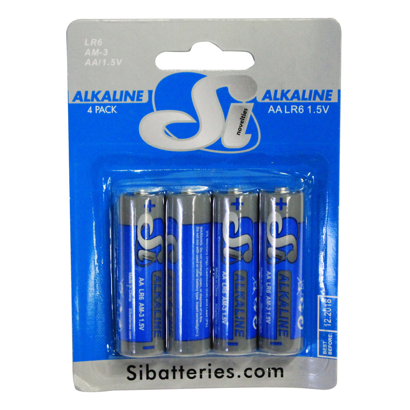 SI AA Alkaline Batteries 4pk