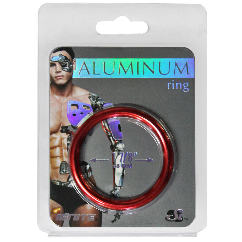 SI Anodized Aluminum Ring Hellfire Red 1 7/8in
