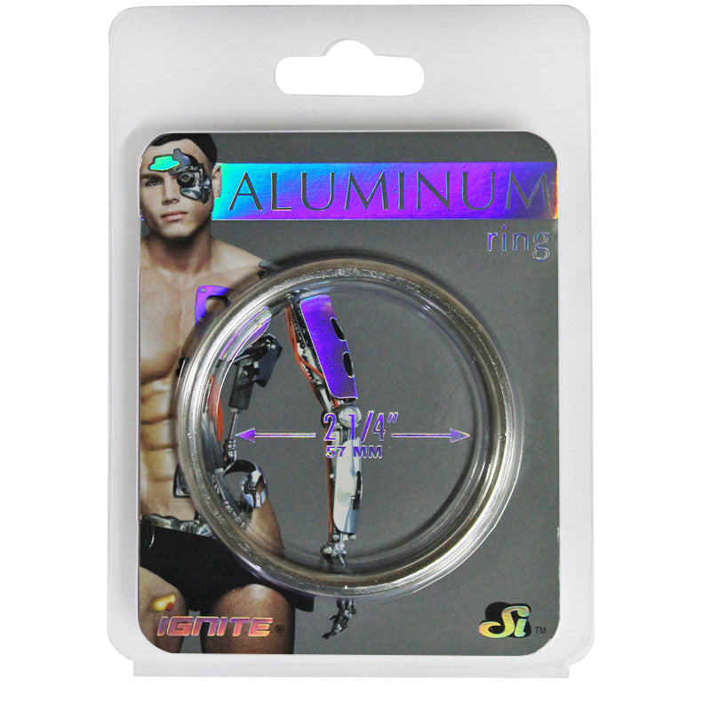 SI Anodized Aluminum Ring Platinum 2 1/4in