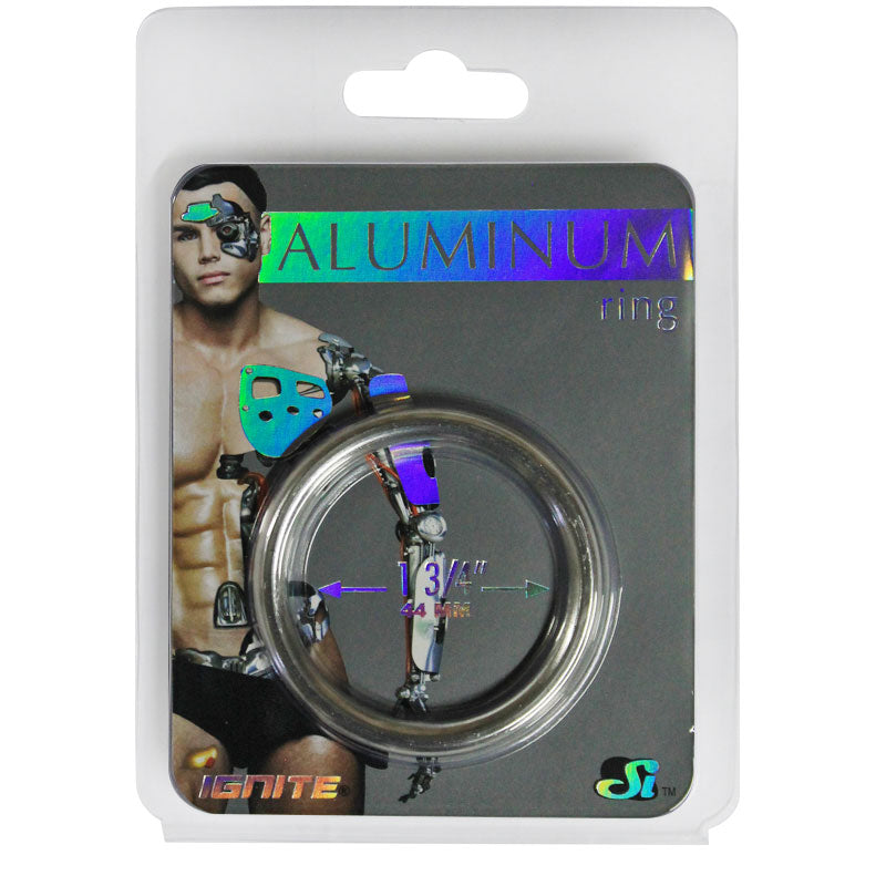 SI Anodized Aluminum Ring Platinum 1 3/4in
