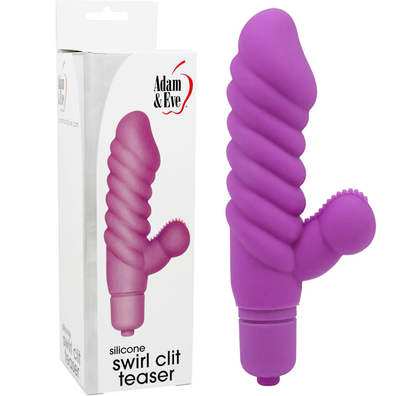 A&E Swirly Clit Teaser Purple