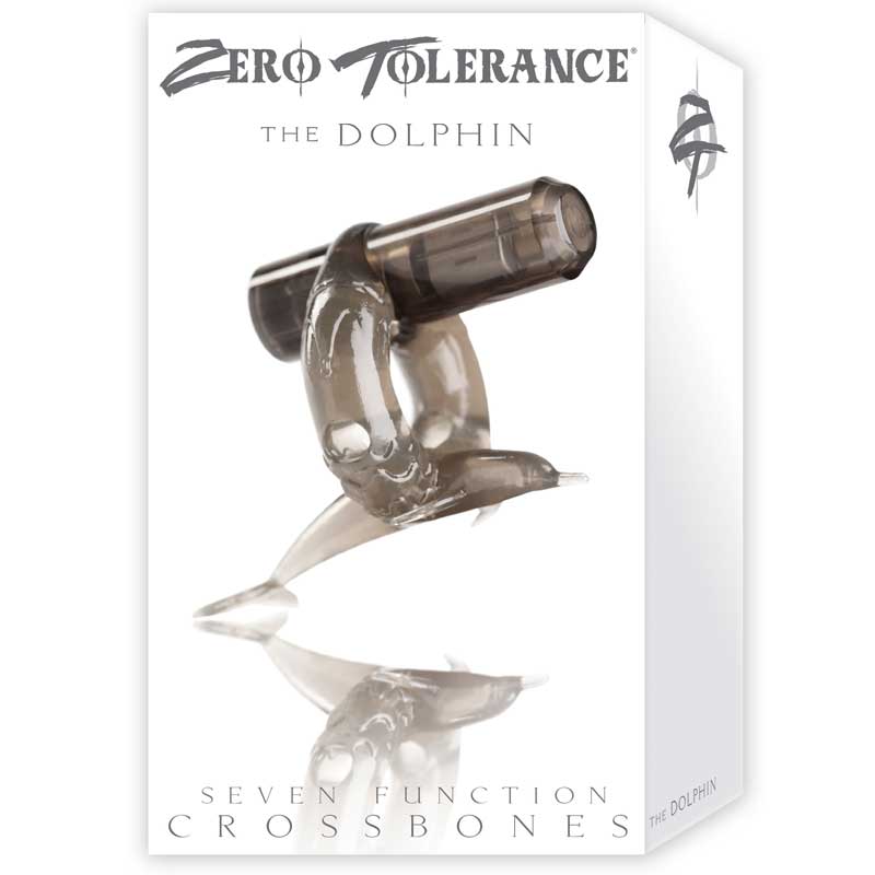 ZT Diving Dolphin - Single Bullet Smoke Cock Ring / 1 Smoke Bullet