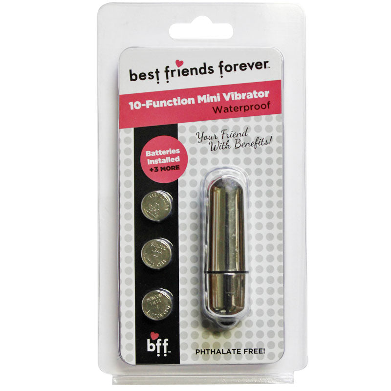 BFF Waterproof Friends w/Benefits Bullet Silver 6cm