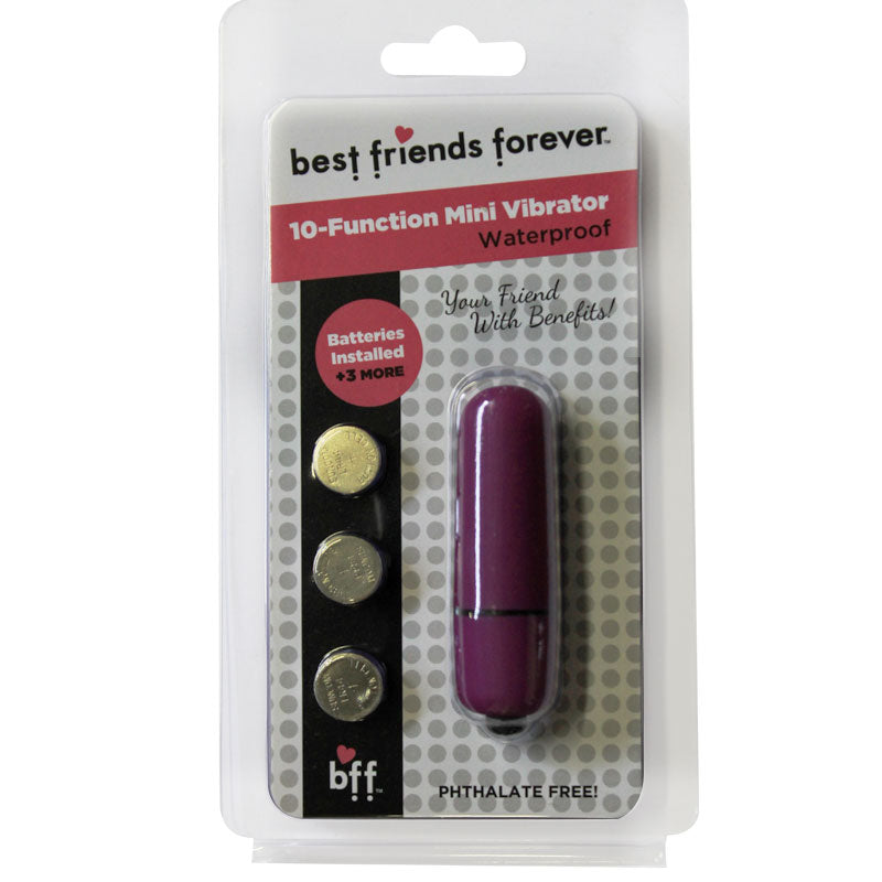 BFF Waterproof Friends w/Benefits Bullet Purple 6cm