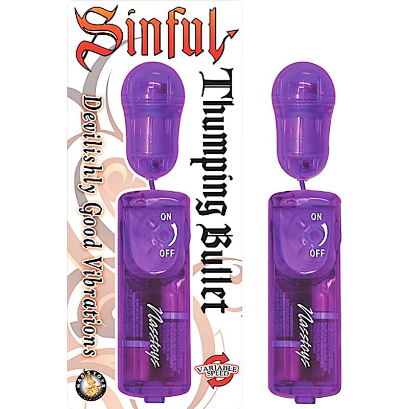 Sinful Thumping Multispeed Bullet (Purple)