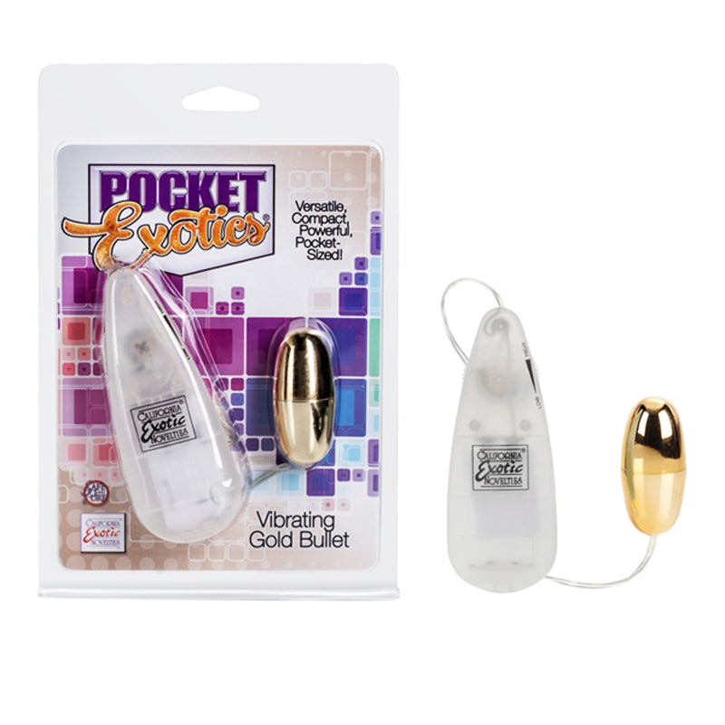 Pocket Exotics Vibrating Gold Bullet