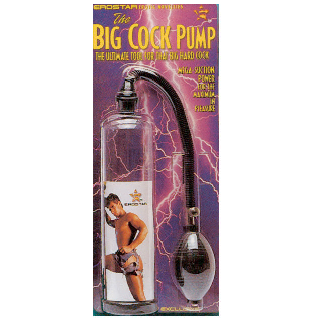 '++Big Cock Pump-Clear Cylinder