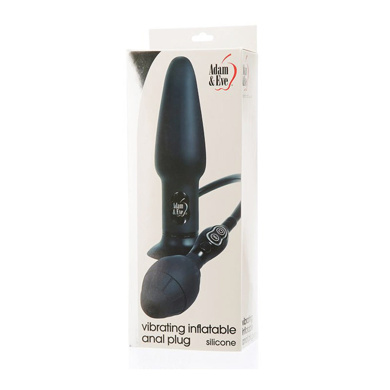 A&E Vibrating Inflatable Anal Plug