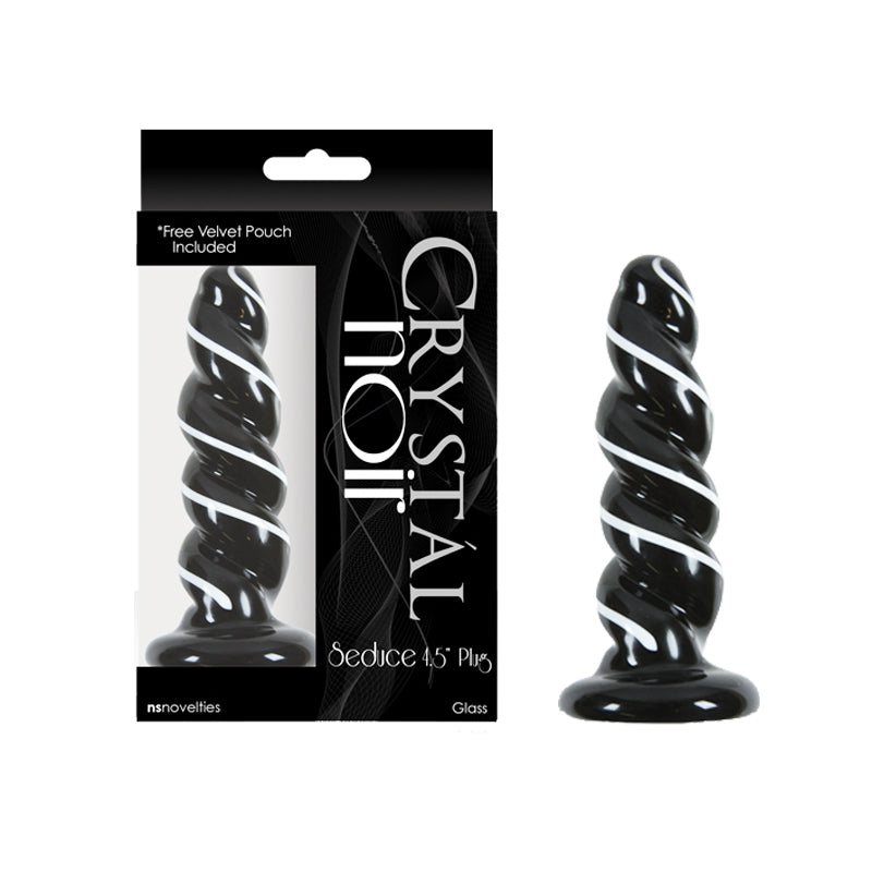Crystal Noir Seduce Plug