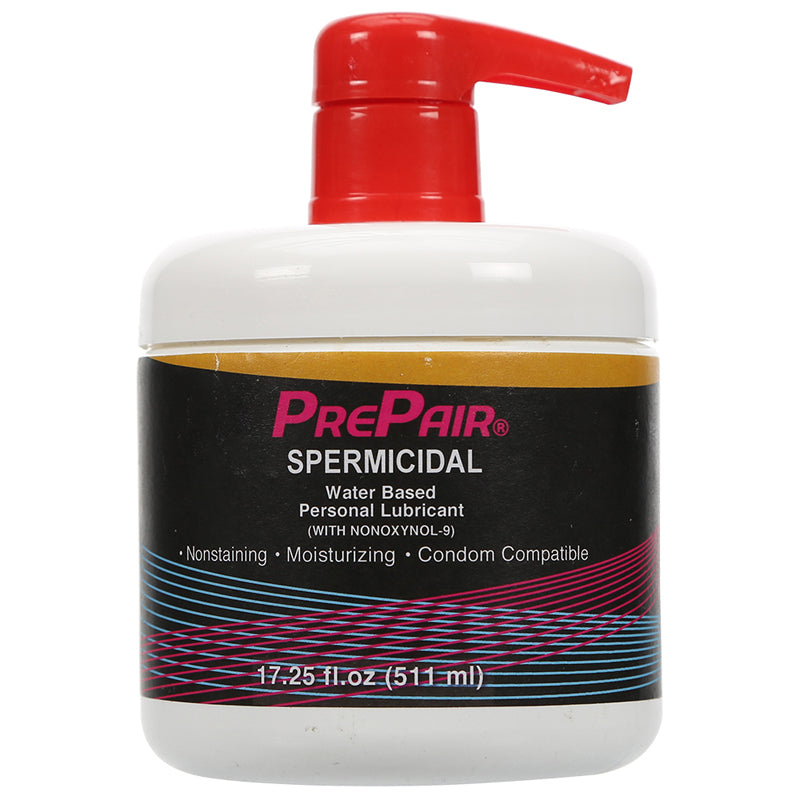 PrePair Spermicidal Water Based Lubricant w/Nonoxynol-9 17.25oz