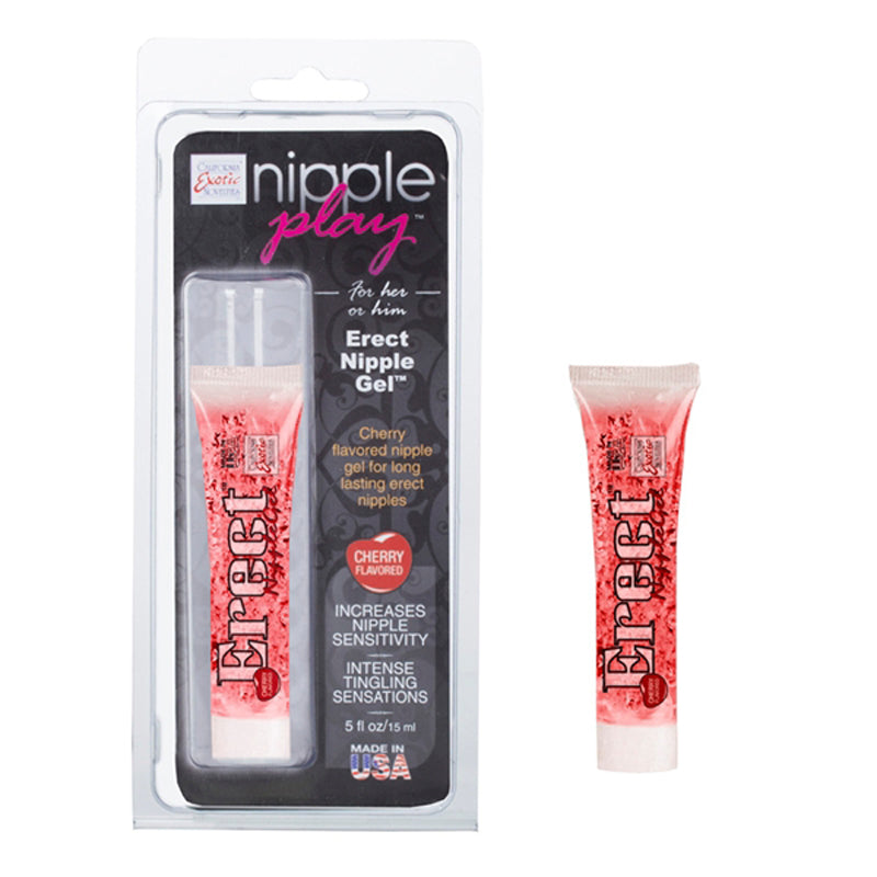 nipple play Erect Nipple Gel - Cherry