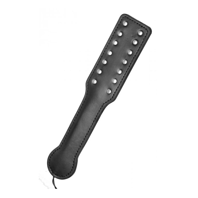 Zeus Zap Slap Estim Studded Paddle (Black)