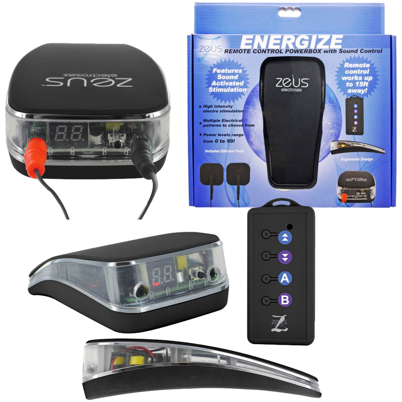 Zeus Energize Remote Control Powerbox Kit With Sound Control (Black)