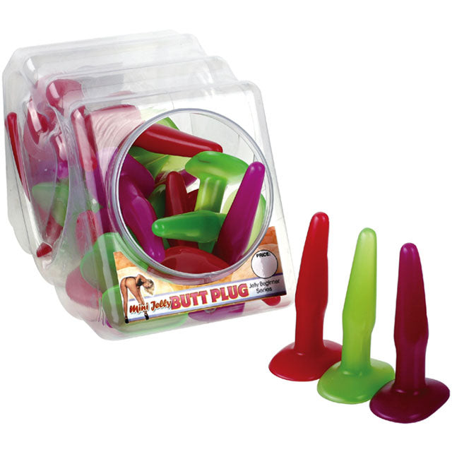 Mini Jelly Butt Plugs (Bowl of 36)