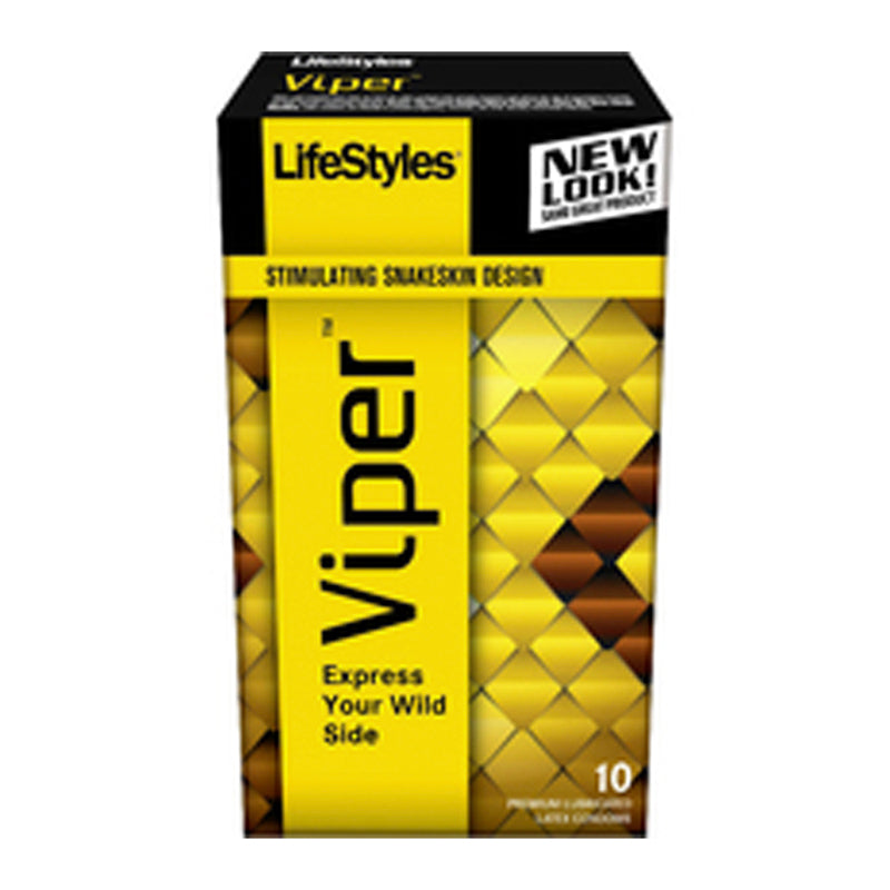 Lifestyles Viper Snakeskin Design Condoms (10)