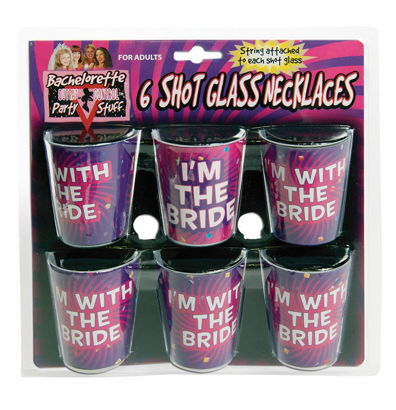 Bachelorette Shot Glass Necklace (Set of 6)