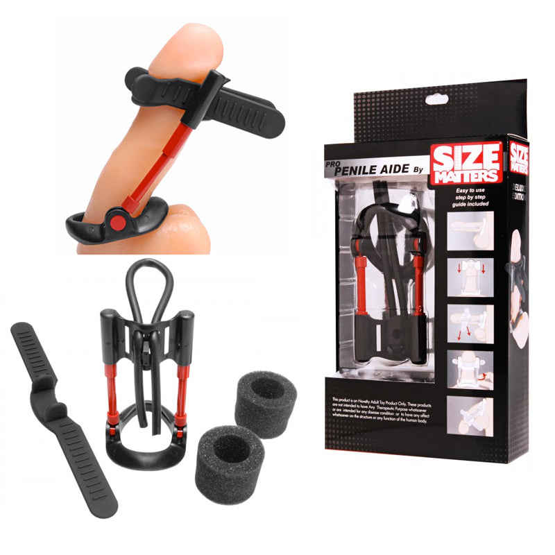 Size Matters Deluxe Edition Pro Penile Aide/Stretcher