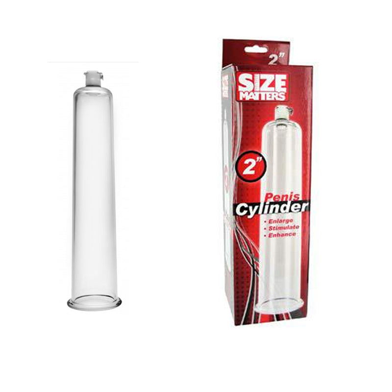 Size Matters Penis Pumping Cylinder (Clear) 1.75in. X 9in.