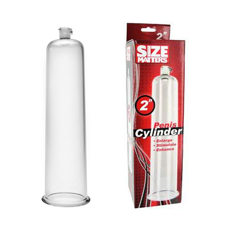 Size Matters Penis Pumping Cylinder (Clear) 2.25in. X 9in.