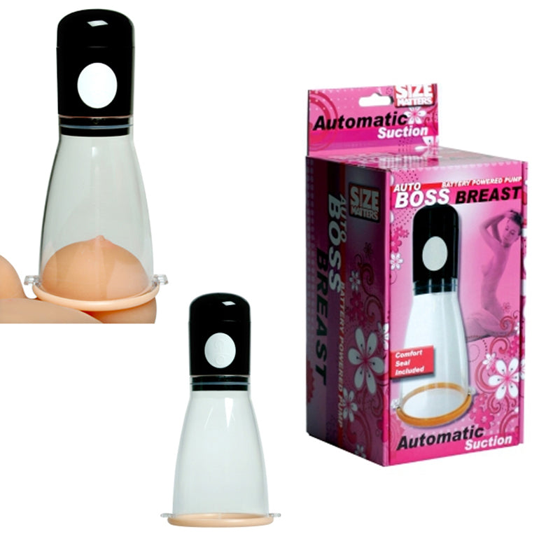 Size Matters AutoBoss Breast Pump With Comfort Seal (Clear)