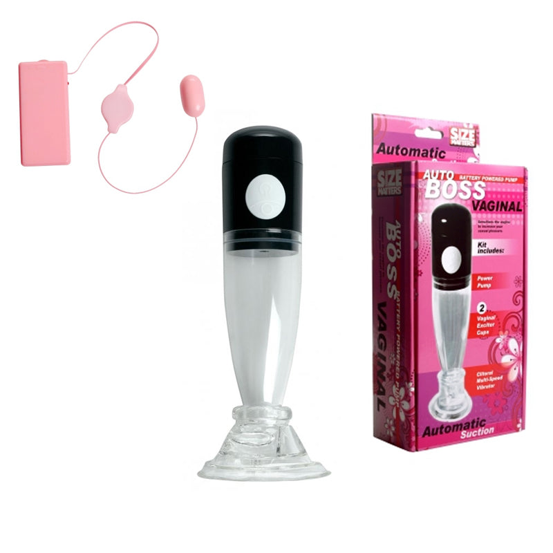 Size Matters Auto Boss Vaginal Pump With Clitoral Stimulator