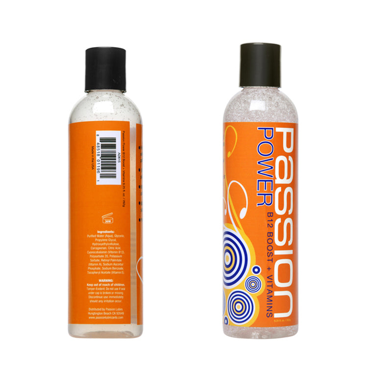 Passion Power B12 Vitamin Boost Lube 9.25oz.