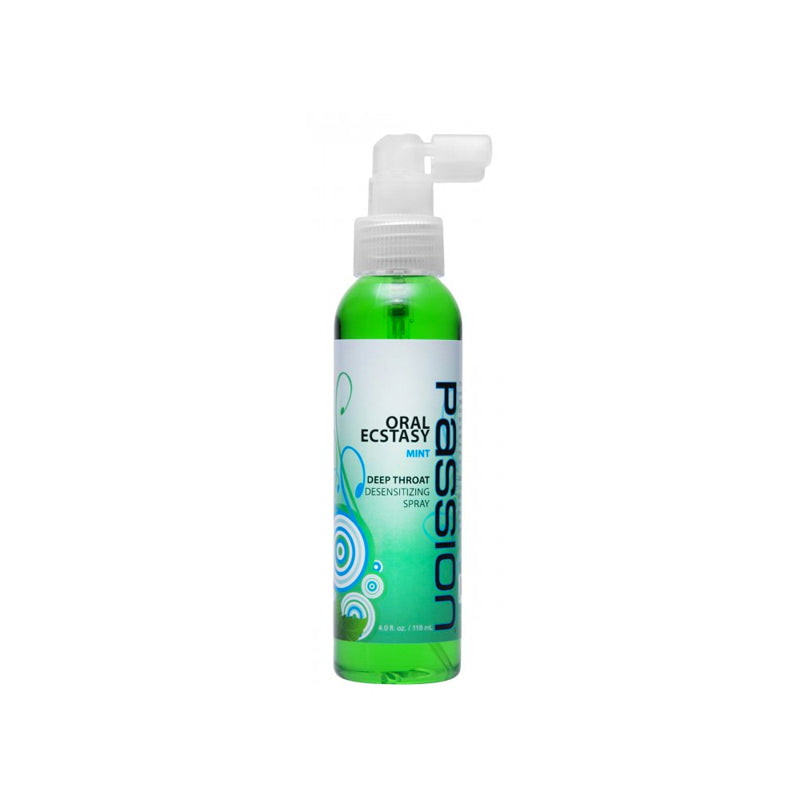 Passion Oral Ecstasy Mint Flavored Numbing Spray 4oz.