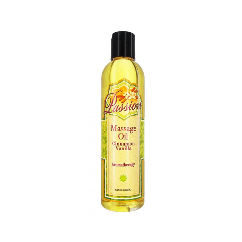 Passion Cinnamon Vanilla Massage Oil 8.5oz.