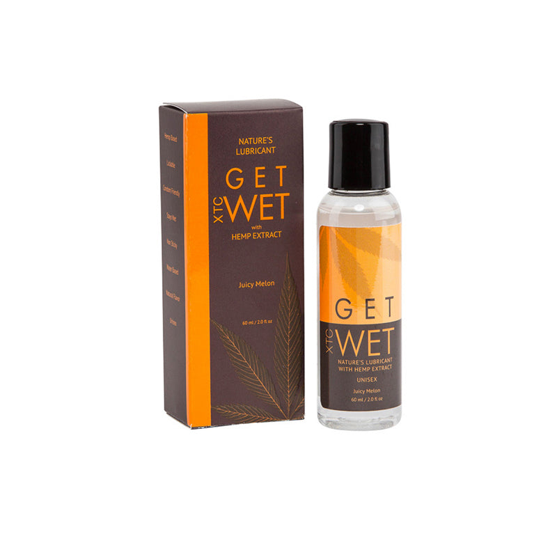 Get Wet Water Based Hemp Infused Lube 2oz Juicy Melon